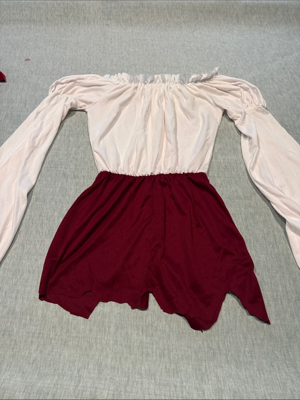 Pirate Costume Dress with Hat - Red, Black & White - Picture 2 of 10